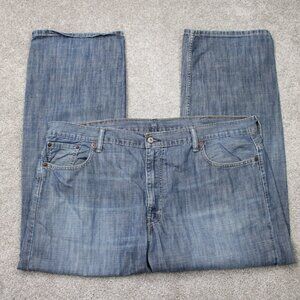 Levis 569 Jeans Mens 42x30 Blue Loose Straight Fit 100% Cotton 5-Pocket Denim